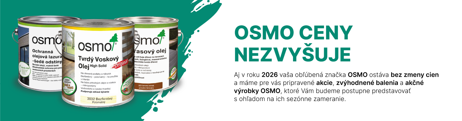 OSMO ceny NEZVYŠUJE