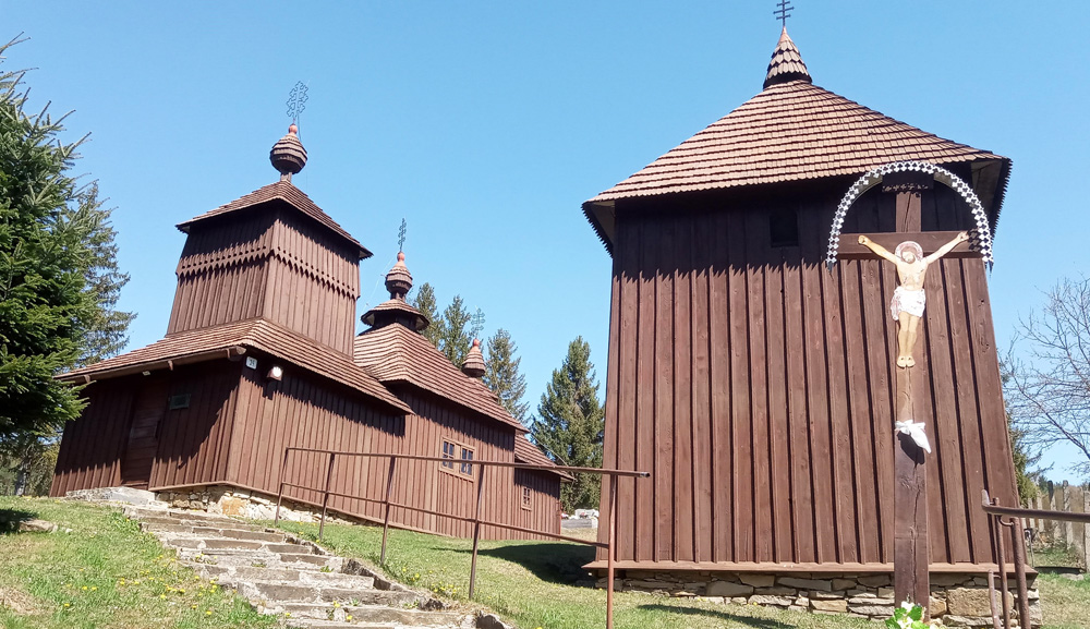 OSMO Ochranná olejová lazúra na drevenom chráme v Korejovciach (Národná kultúrna pamiatka).