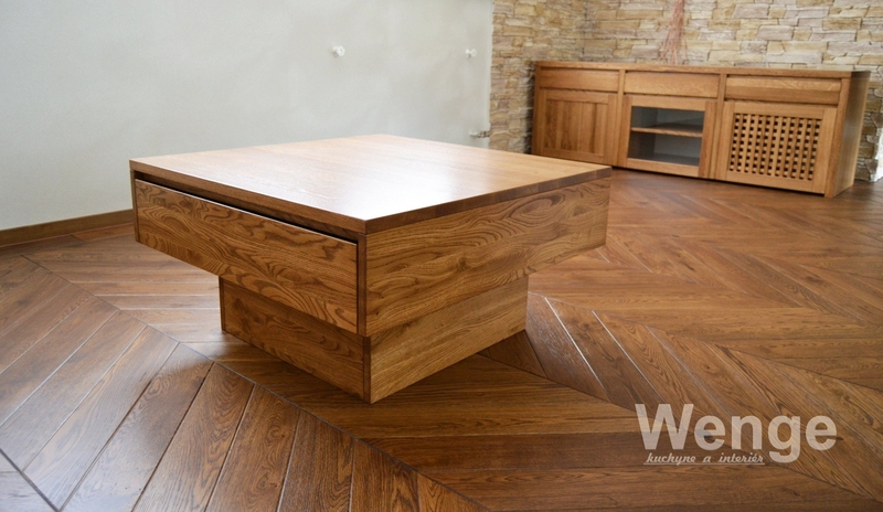 Wenge - dubové stoly