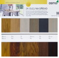 OSMO - vzorkovnica odtieňov - tabuľa