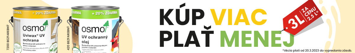 Kúp VIAC plať MENEJ 2023