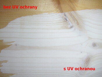 Interiérové drevo bez UV ochrany a s UV ochranou