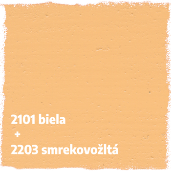 30g 2101 biela + 10g 2203 smrekovožltá 30g 2101 biela + 10g 2203 smrekovožltá