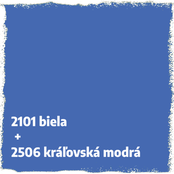 10g 2101 biela + 10g 2506 kráľovská modrá 10g 2101 biela + 10g 2506 kráľovská modrá