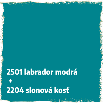 20g 2501 Labrador modrá + 10g 2204 slonová kosť 20g 2501 Labrador modrá + 10g 2204 slonová kosť