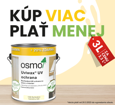 OSMO UVIWAX® UV OCHRANA - AKCIA