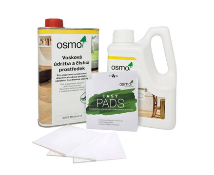OSMO Údržbový balíček - Čisté a chránené drevo + DARČEK Easy Pads