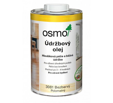 OSMO - ÚDRŽBOVÝ OLEJ BEZFAREBNÝ