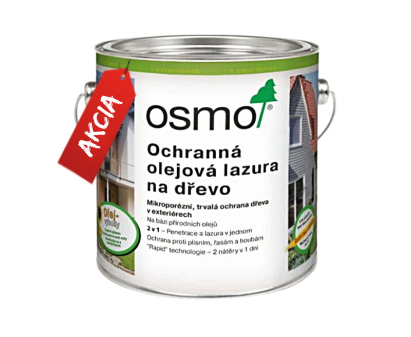OSMO Ochranná Olejová Lazúra - AKCIA Vybrané odtiene