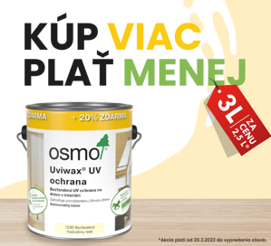 OSMO UVIWAX® UV OCHRANA - AKCIA
