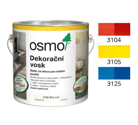 OSMO - DEKORAČNÝ VOSK INTENZÍVNY 3104 3105 3125