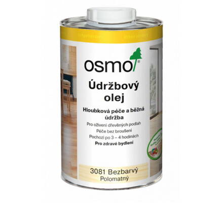 OSMO - ÚDRŽBOVÝ OLEJ BEZFAREBNÝ