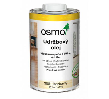 OSMO - ÚDRŽBOVÝ OLEJ BEZFAREBNÝ